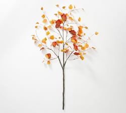 Faux Oversized Autumn Aspen Tree Branch