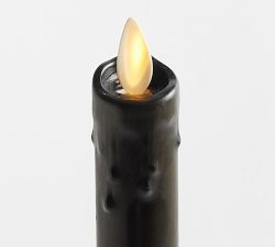 Premium Flickering Flameless Wax Taper Candle