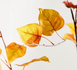 Faux Oversized Autumn Aspen Tree Branch