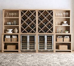 Modern Farmhouse 136&quot; Grand Wine Storage