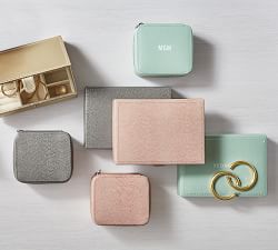 Mckenna Personalized Travel Jewelry Box - Large