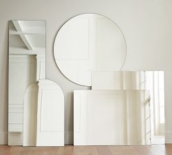 Rienne Frameless Round Wall Mirror