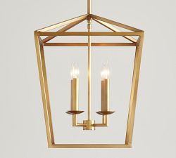 Open Box: Remington Iron Lantern Pendant (24&quot;-31&quot;)