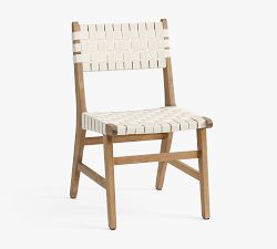 Rustic Farmhouse Rectangular Dining Table + Chair Outdoor Dining Set