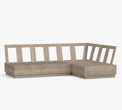 Pottery Barn Indio Eucalyptus Platform Sectional - Thumbnail 5