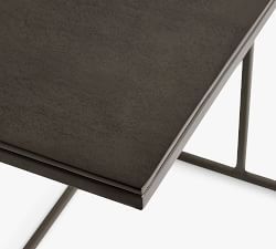Duke Rectangular Metal C-Table (27&quot;)