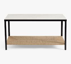 Theo Rectangular Marble Coffee Table (36&quot;)