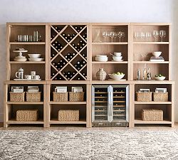 Modern Farmhouse 136&quot; Wine Storage
