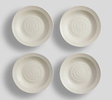 Farmstead Appetizer Plates, Set of 4 - Oatmeal