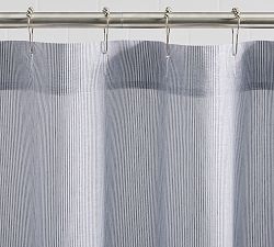 Mini Yarn Dyed Striped Shower Curtain
