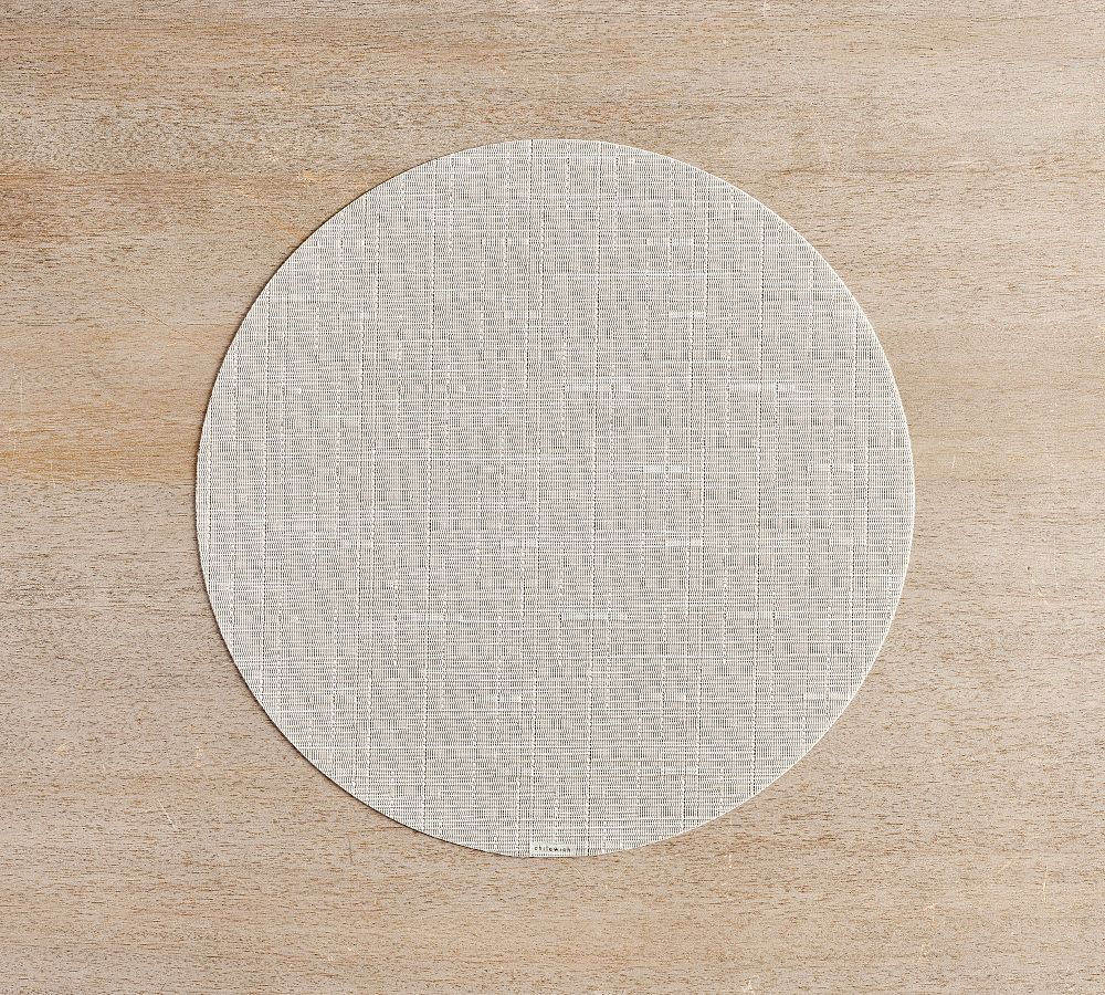 Chilewich Bamboo Round Placemats - Single - Coconut