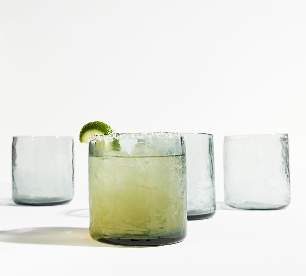 Hammered Handcrafted Drinking Glasses - set of 4