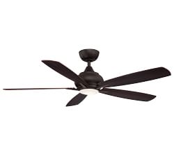 Doren Ceiling Fan With LED Light Kit (52&quot;)