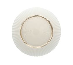 Fluted Glass Dinner Plate - Set of 4