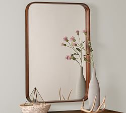 Danica Wooden Rectangular Wall Mirror