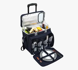 Everly Rolling Picnic Coolers - Picnic for 4