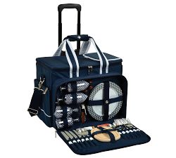 Everly Rolling Picnic Coolers - Picnic for 4