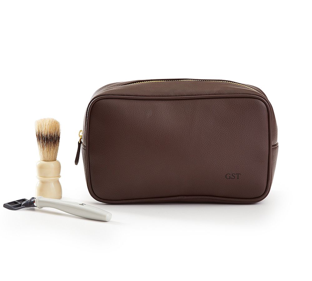 Mark &amp; Graham Vegan Leather Travel Zipper Case