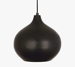 Danielle Round Metal Pendant (14&quot;)
