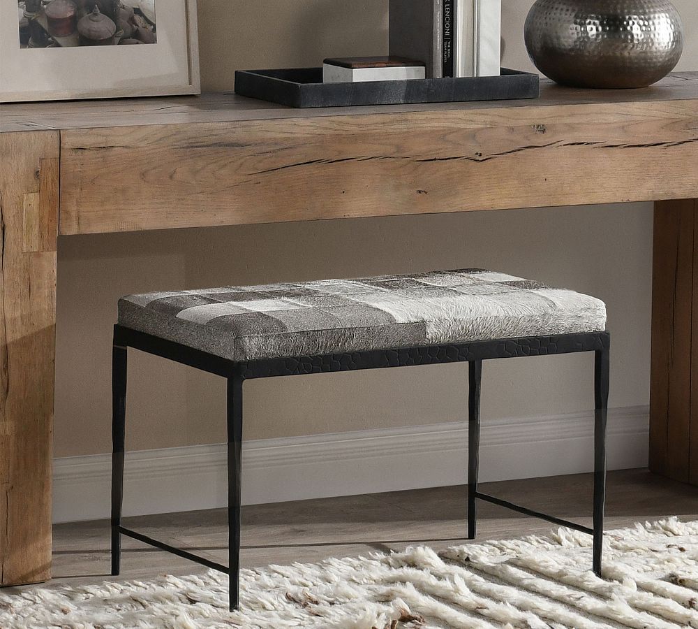 Veka Hair-On-Hide Bench (28&quot;)