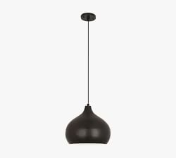 Danielle Round Metal Pendant (14&quot;)