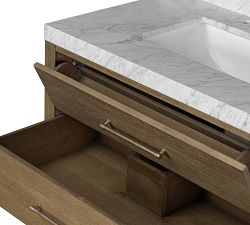 Aspen 36&quot; Marble Top Single Sink Vanity