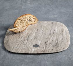 Beige Handcarved Marble Cheese Boards - Set of 3