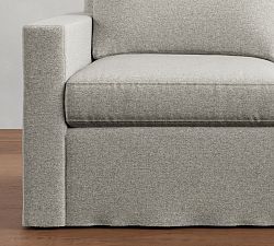 Cameron Modern Square Arm Sectional Component Replacement Slipcovers