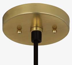 Danielle Round Metal Pendant (14&quot;)