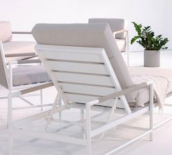 Halen Metal Outdoor Single Chaise Lounge