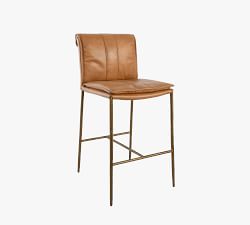Open Box: Eugina Leather Bar &amp; Counter Stools