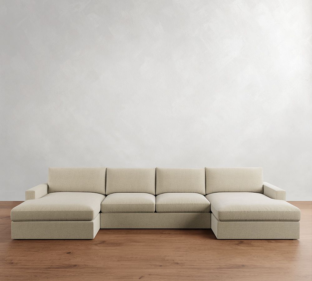 Westwood Square Arm Double Chaise Sectional (186&quot;)