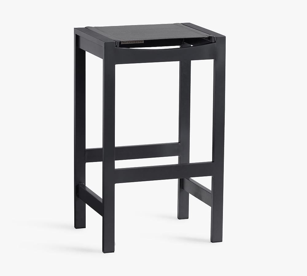 Open Box: Indio Metal &amp; Mesh Bar Stool, Slate