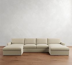 Westwood Slim Arm Double Chaise Sectional (173&quot;&ndash;185&quot;)