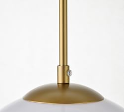 Makenna Glass Globe Pendant (8&quot;-14&quot;)