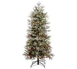 Pinecone Forest Faux Lit Christmas Tree