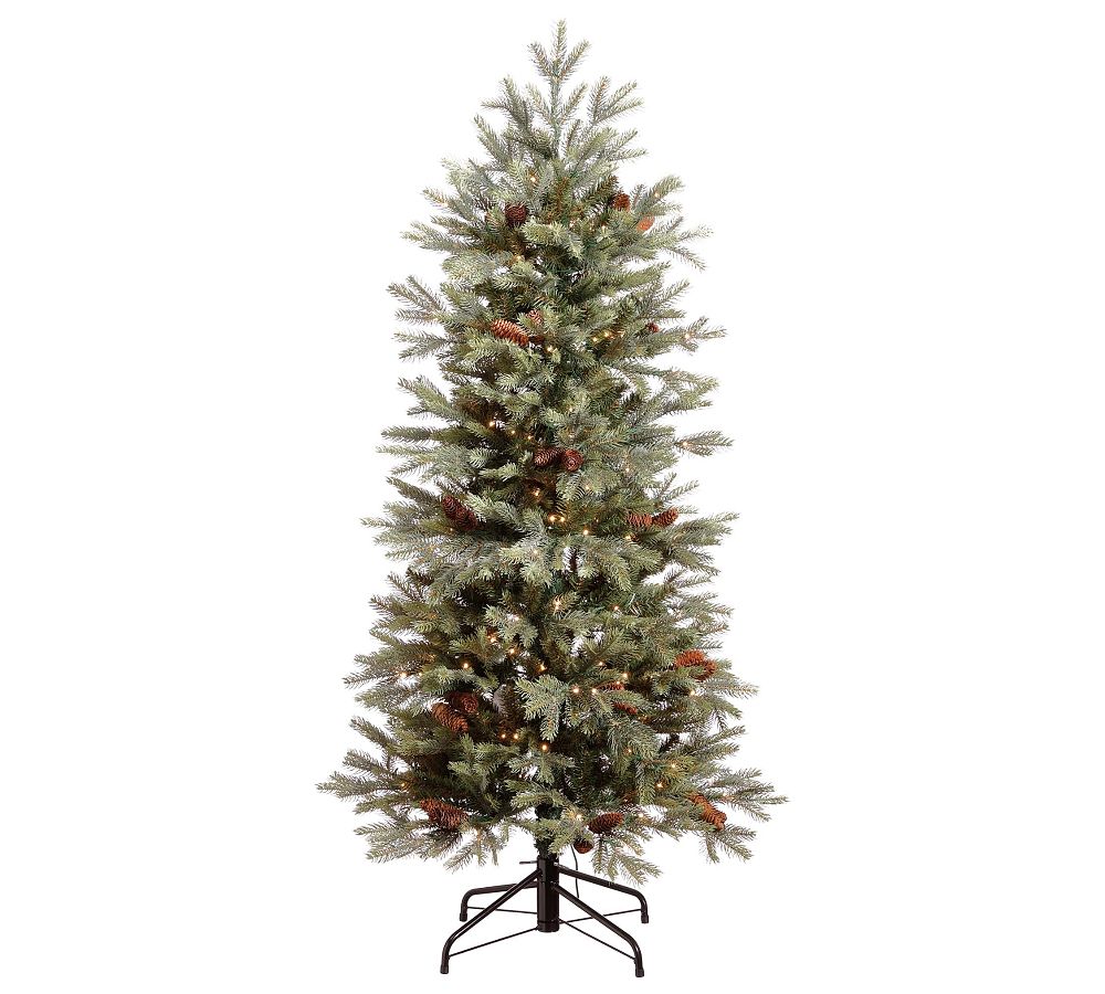Pinecone Forest Faux Lit Christmas Tree