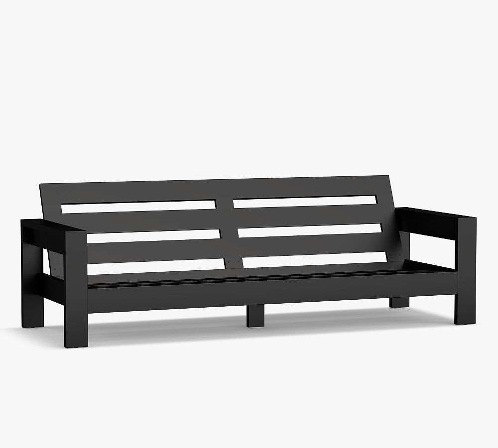 Open Box: Malibu Metal Grand Sofa Frame, Black