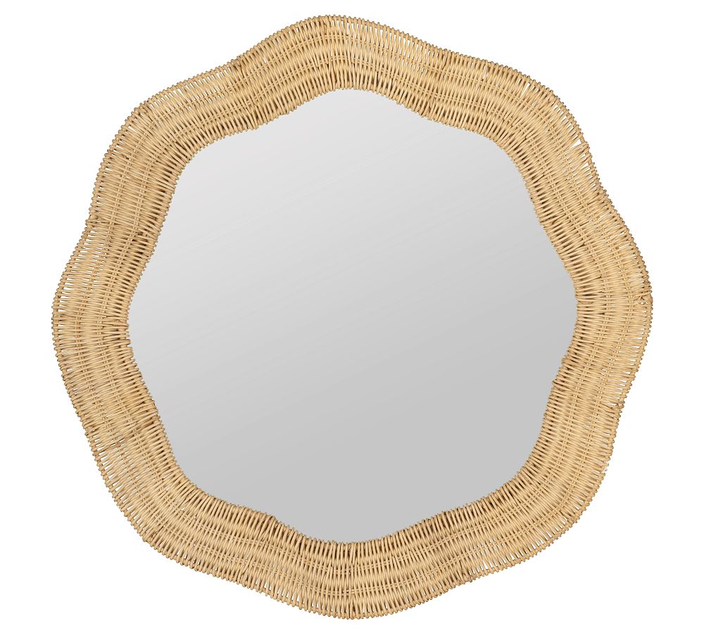 Nalani Handwoven Rattan Wall Mirror