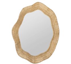 Nalani Handwoven Rattan Wall Mirror