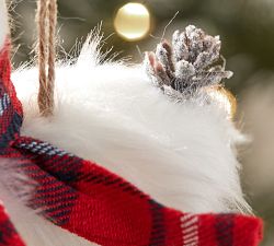 Mongolian Fur Reindeer Ornament
