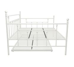 Crazen Metal Trundle Daybed