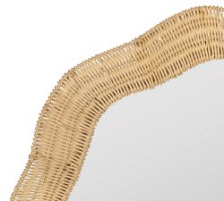 Nalani Handwoven Rattan Wall Mirror