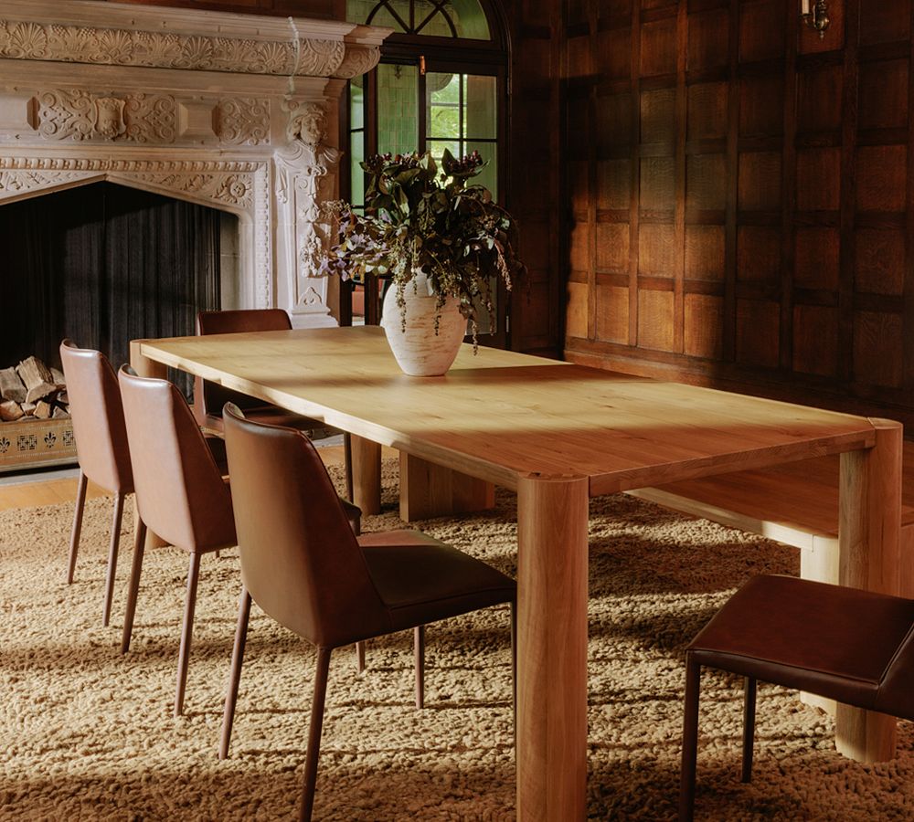 Oriana Rectangular Dining Table (76&quot;- 96&quot;)