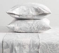 Frosted Forest Organic Flannel Pillowcases - Set of 2