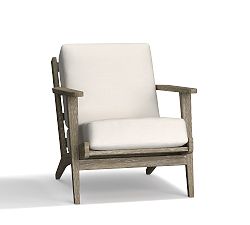 Open Box: Raylan Lounge Chair Frame, Weathered Gray