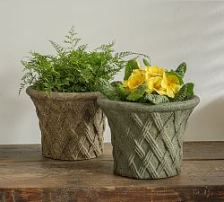 Stone Lattice Planters