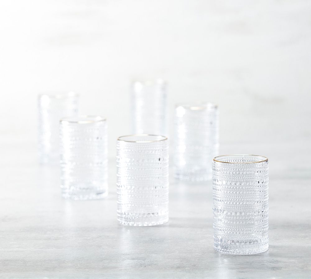 Jupiter Gold Rim Glass