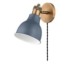 Kelley Enamel Plug-In Sconce (9.5&quot;)