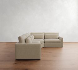 Westwood Fin Arm Deep Seat 3-Piece Wedge Sectional (133&quot;)